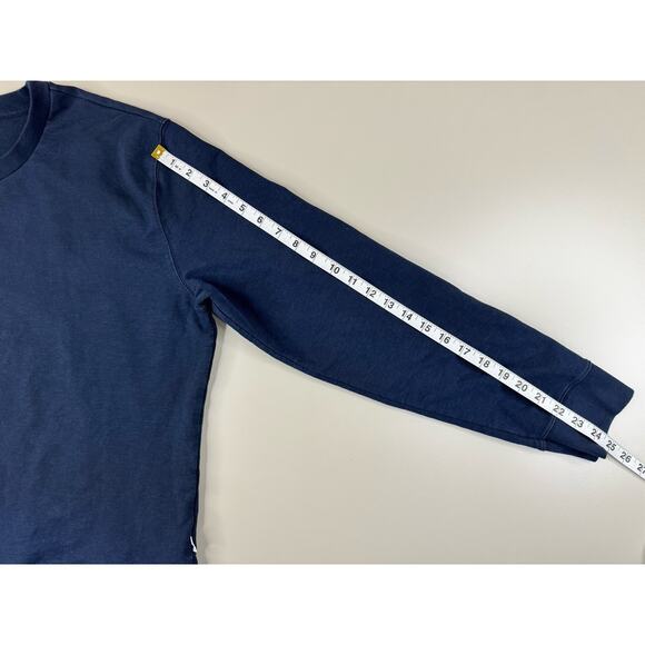 NNO7 No Nationality Barrow Crew 3383 Mens XL Navy Blue Sweater Sustainable GORP - Picture 6 of 10